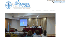 Desktop Screenshot of caerparana.org.ar